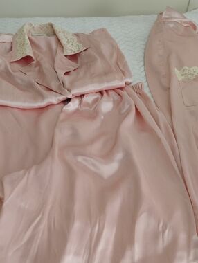 Victoria's Secret  Satin 3 Piece Pajama Set